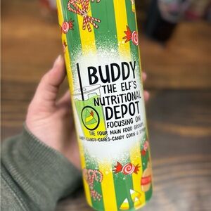 Buddy The Elf Tumbler - Green & Yellow